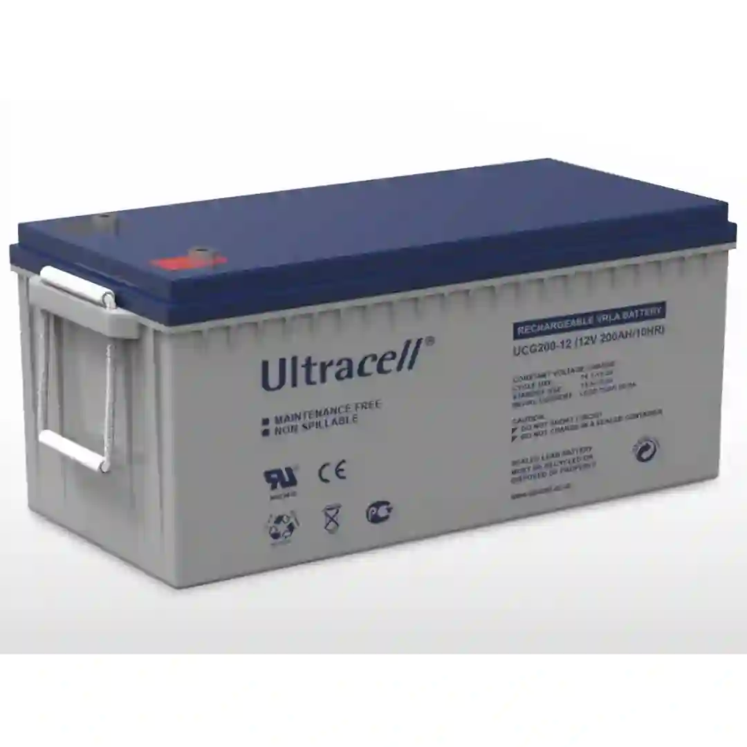 Batterie Solaire Gel Etanche Ultracell 12V 200Ah 2400Wh