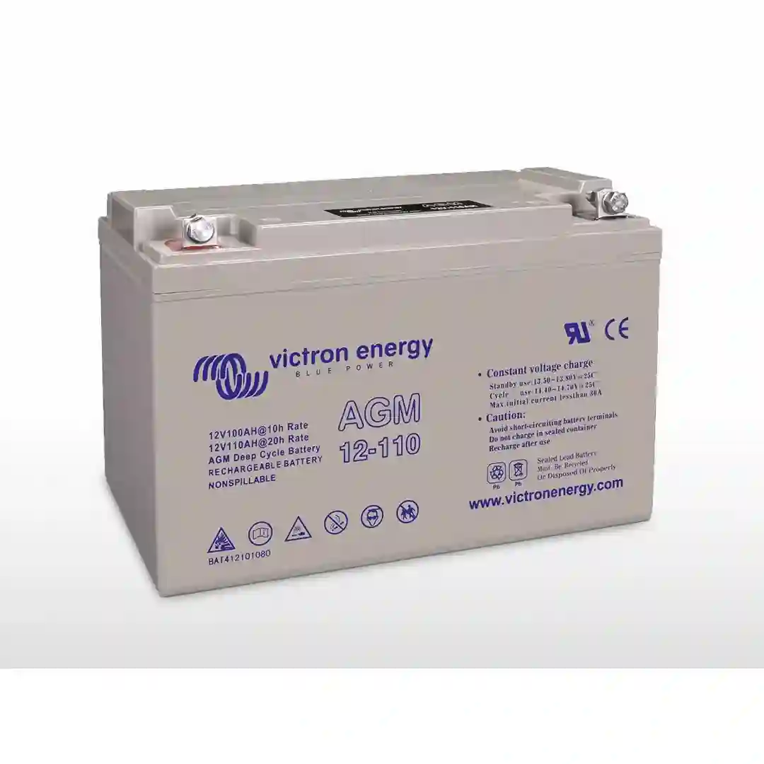 12V 110Ah Batterie Agm A Decharge Lente Deep Cycle Battery Victron Bat412101084